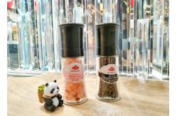 China Easy To Use  Salt And Pepper Plastic Grinders Plastic Cap Salt Mill supplier