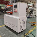 Electric Flat Vulcanizing Rubber Testing Machine 200kg/Sq.Cm Digital Display for sale