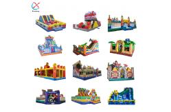 China Inflatable Combos Christmas Inflatable Jump House Snowman Castle Bouncer Toys Iceword supplier