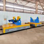 Explosion Proof Two Car Linkage Special Track Transfer Cart For Spray Booth