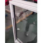 Soundproof Single Sash Top Aluminum Hung Window For Bathroom