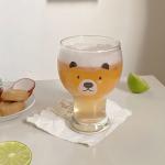 400ml-600ml Clear Glass Cute Custom Drinking Cups For Beer for sale