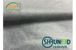 China PA Polyester Fusible Interlining Fabric Optical White 90cm Width supplier