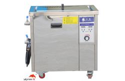 China 1500W 100L Industrial Ultrasonic Cleaner Removing Grease Particles For Tube / Gears supplier
