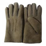 Brown Warm Leather Gloves , Mens Fitted Leather Gloves Eco - Friendly for sale