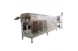 China Energy Saving 8KG Capacity Stainless Steel 304 Chocolate Enrober Machine with Cooling Tunnel supplier