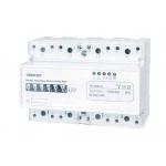 Light Weight Din Rail Power Meter , 3 Phase KWH Meter Register Display Measurement Meter for sale