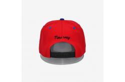 China Lightweight Flat Brim Snapback Hats With 6 Panels 3d Puff Embroidery Hat supplier