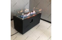 China Rectangle Garden Gas Fire Pits Table Gas Outdoor Propane Firepit supplier