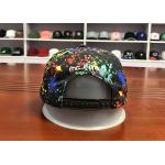 Polyester Sublimation Flat Brim Snapback Hats Custom Tie Dye Trucker Cap