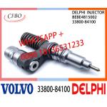 VOL 33800-84100 BEBE4B15002 Fuel engine Diesel Injector 33800-84100 BEBE4B15002 A3 for VOL L ENGINE TAIWAN 3 for sale