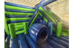 China Digital Printing Inflatable Bounce House With Slides Super Mario Inflatable Jumping Castle supplier