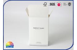 China 1c Printing Folding Cardboard White Paper Box Body Lotion Packaging supplier