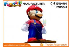 China PVC Coated Nylon 3 - 8m Advertising Inflatables Mario Model / Inflatable Cartoon Characters supplier
