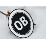 Round Soft Iron On Tatami Patch Custom Clothing Patch With Hot Melt Glue