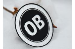 China Round Soft Iron On Tatami Patch Custom Clothing Patch With Hot Melt Glue supplier