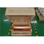 Low Profile Ultra Thin Copper Foil , Black Treated Roll Copper Flashing for sale