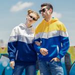Tie Dye Printed Zipper Up Hoodie Mens Fleece Pullover Letter Pattern for sale