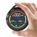 LCD Screen Travel Portable Carbon Monoxide Monitor detector For Temperature Humidity 1500mAh for sale