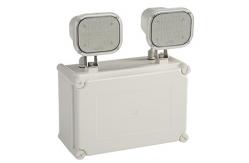 China 110V / 220V IP65 Waterproof Two head Led Emergency Light With CE Certification supplier