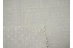 China Pilling Resistance Jacquard Material Combed Yarn With Light Khaki supplier