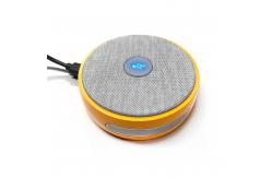 China Dual Microphone Conference Speakerphones DC Power Source Black Yellow Sliver Wireless supplier