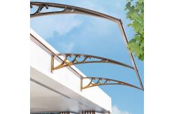China Durable Polycarbonate Window Awning Wall Mount Brackets For Manual supplier