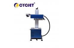 China Large Screen CYCJET Green Laser Marking Machine 5W Flying Coding supplier