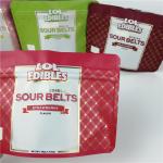 Gummy Bear Herbs Zipper custom resealable pouches Printed Recyclable Edible for sale