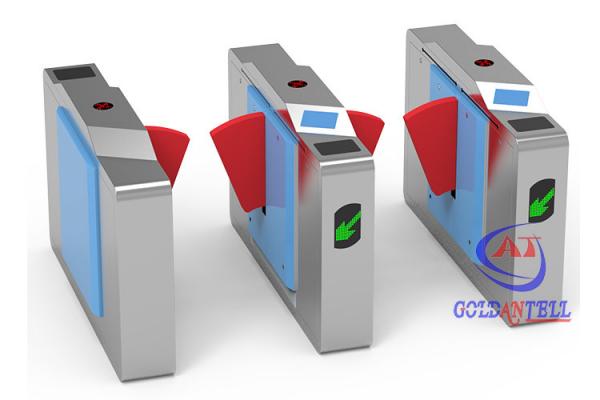 110cm Customized Subway Turnstile With RFID/IC/Barcode Card Reader