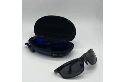 China Vogue Leisure Plastic Eva Eyewear Case Hook Snowflake Fabric Eva Eyeglasses Case supplier