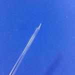 One End Tapered Open Quartz Glass Tube 10mm Length