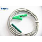 Non-Sterile Alligator Clip Leads Wire With Touchproof Connector 150m Length for sale