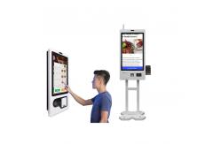 China Automatic Ticket Vending Machine 23.6 Inch Self Service Kiosk supplier