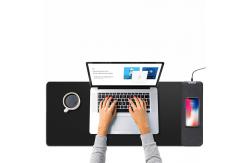 China Large RGB Wireless Charging Gaming Mouse Pad 10W 12 Preset Mode LED Strips supplier