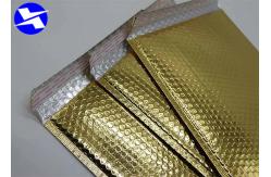 China 6*9 Inch Metallic Bubble Mailers VMPET/CPE Material Structure Moisture Free supplier