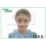 Medical Disposable Bouffant Caps With Single Elastic