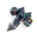 Environmental Friendly Dice Set Portable Anti Wear Dice Multi Color Brass RPG for sale