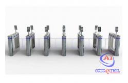 China RS485 Airport Turnstile Automatic Entrance Turnstiles With Face Recognition supplier
