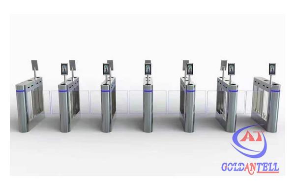 RS485 Airport Turnstile Automatic Entrance Turnstiles With Face Recognition