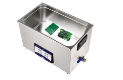 China 30L 600W Benchtop Ultrasonic Cleaner ,PC board ultrasonic cleaner supplier
