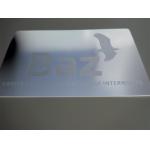 0.3mm Metal Membership Card 304 Steel Laser Engrave Bespoke Logo for sale