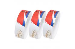China Factory Tyvek Dupont Paper Wristband Activity Barcode Events Paper Event Admission Bracelet supplier