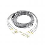 1310nm Duplex Core Armored Pigtail Jumper LC To SC-ST-FC Ceramic Ferrule for sale