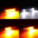 Waterproof Truck Strobe Light 18W LED Emergency Vehicle Lights With Function Flashing Pattern