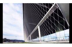 China Architectural X Tend Flexible Cable Mesh SS Rope Allows Strongh Airflow supplier
