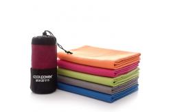 China Sustainable  Custom Gym Towel , Microfibre Swimming Towel Machine Washable supplier