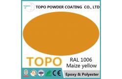China RAL 1006 Maize Yellow Pure Epoxy Powder Coating Reliable Resin Main Material supplier