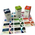 Polypropylene Custom Vial Labels with Removable Adhesive and Lamination Finishing for sale
