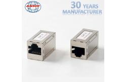 China Rj45 Cat5e Cat6a Cat6 Inline Coupler Stp Ftp 8p8c supplier